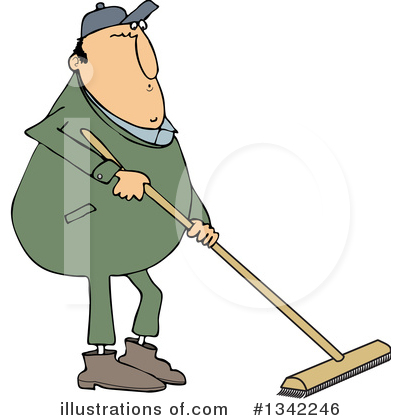 Sweeping Clipart #1342246 - Illustration by djart