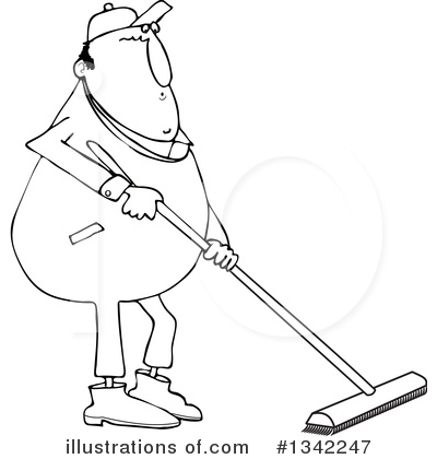 Royalty-Free (RF) Sweeping Clipart Illustration by djart - Stock Sample #1342247