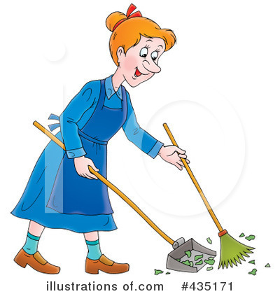 Royalty-Free (RF) Sweeping Clipart Illustration by Alex Bannykh - Stock Sample #435171