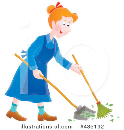 Royalty-Free (RF) Sweeping Clipart Illustration by Alex Bannykh - Stock Sample #435192