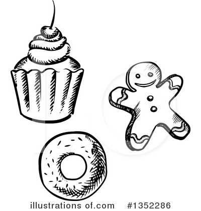 Sweets Clipart 1352286 Illustration By Vector Tradition Sm
