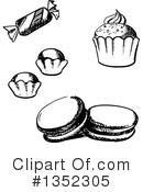 Sweets Clipart #1352305 by Vector Tradition SM