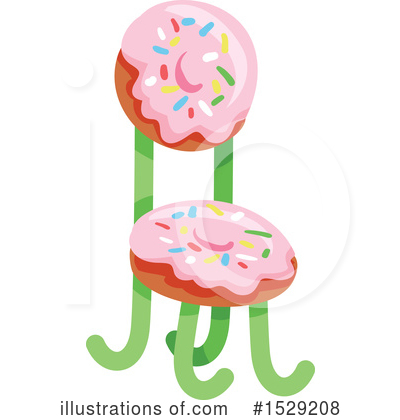 Donut Clipart #1529208 by BNP Design Studio