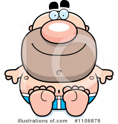 Royalty-Free (RF) Swimmer Clipart Illustration by Cory Thoman - Stock Sample #1106878