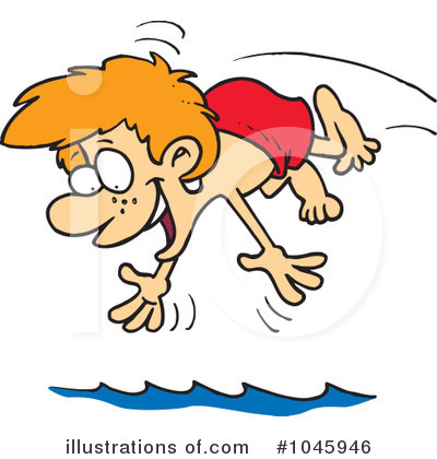 Diving Clipart #1045946 by toonaday
