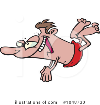 Diving Clipart #1048730 by toonaday