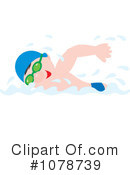 Swimming Clipart #1078739 by Alex Bannykh