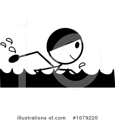 Royalty-Free (RF) Swimming Clipart Illustration by Pams Clipart - Stock Sample #1079220