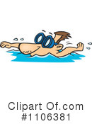 Swimming Clipart #1106381 by toonaday