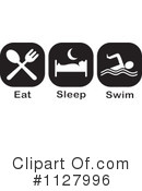 Swimming Clipart #1127996 by Johnny Sajem