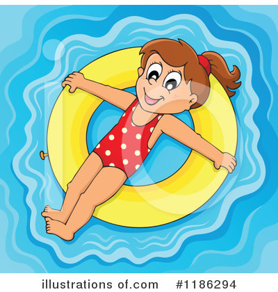 Royalty-Free (RF) Swimming Clipart Illustration by visekart - Stock Sample #1186294