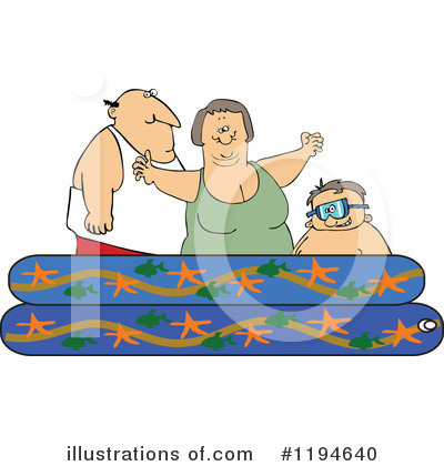Royalty-Free (RF) Swimming Clipart Illustration by djart - Stock Sample #1194640