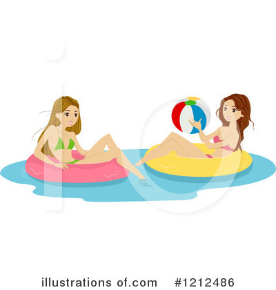 Royalty-Free (RF) Swimming Clipart Illustration by BNP Design Studio - Stock Sample #1212486
