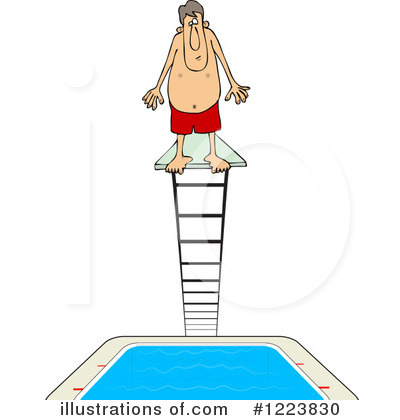Royalty-Free (RF) Swimming Clipart Illustration by djart - Stock Sample #1223830