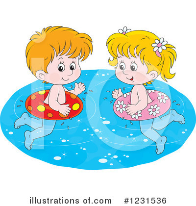 Swimming Clipart #1231536 by Alex Bannykh