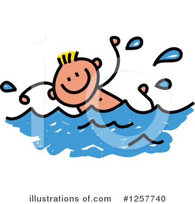 Royalty-Free (RF) Swimming Clipart Illustration by Prawny - Stock Sample #1257740