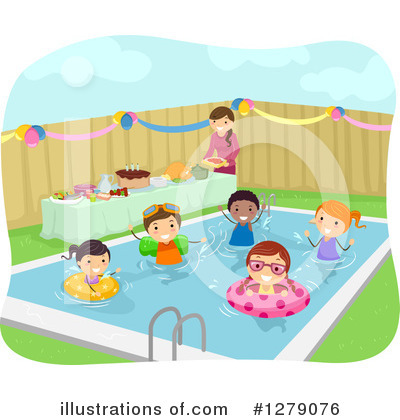 Royalty-Free (RF) Swimming Clipart Illustration by BNP Design Studio - Stock Sample #1279076