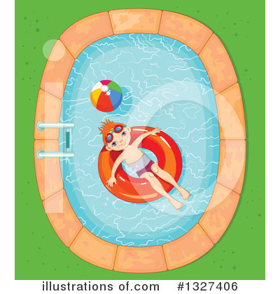 Royalty-Free (RF) Swimming Clipart Illustration by Pushkin - Stock Sample #1327406