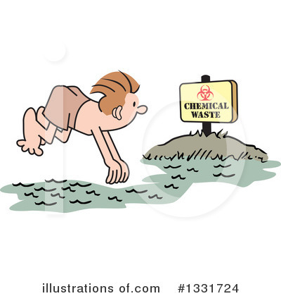Royalty-Free (RF) Swimming Clipart Illustration by Johnny Sajem - Stock Sample #1331724