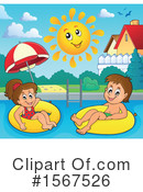 Swimming Clipart #1567526 by visekart