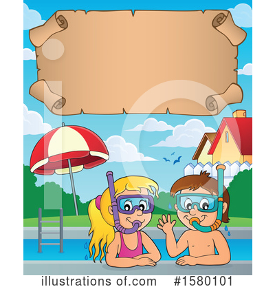 Royalty-Free (RF) Swimming Clipart Illustration by visekart - Stock Sample #1580101