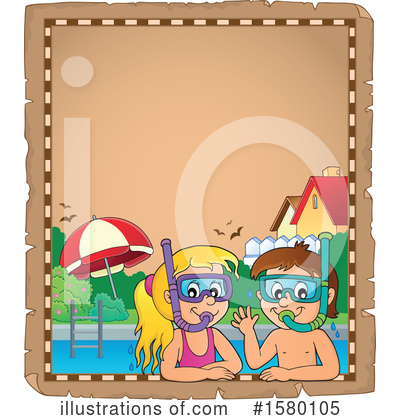 Royalty-Free (RF) Swimming Clipart Illustration by visekart - Stock Sample #1580105