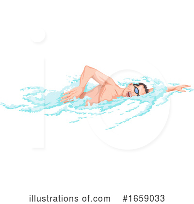 Royalty-Free (RF) Swimming Clipart Illustration by Morphart Creations - Stock Sample #1659033