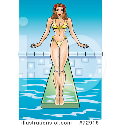 Royalty-Free (RF) Swimming Clipart Illustration by r formidable - Stock Sample #72916