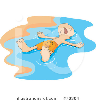 Royalty-Free (RF) Swimming Clipart Illustration by BNP Design Studio - Stock Sample #76304