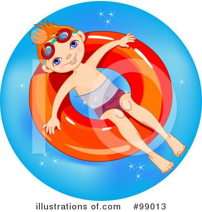 Royalty-Free (RF) Swimming Clipart Illustration by Pushkin - Stock Sample #99013