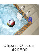 Swimming Pool Clipart #22502 by KJ Pargeter