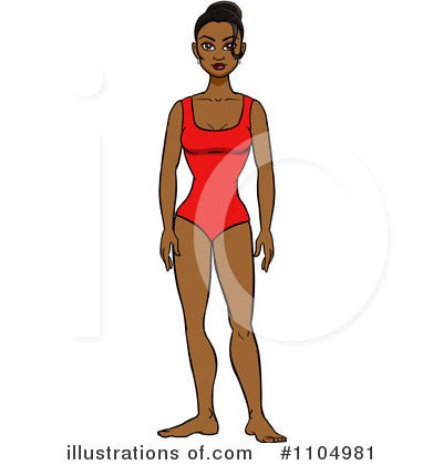 Royalty-Free (RF) Swimsuit Clipart Illustration by Cartoon Solutions - Stock Sample #1104981