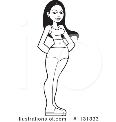 Bikini Clipart #1131333 by Lal Perera