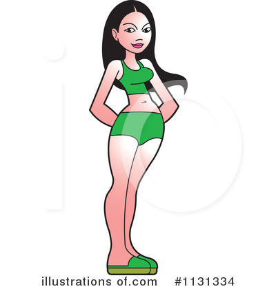 Royalty-Free (RF) Swimsuit Clipart Illustration by Lal Perera - Stock Sample #1131334