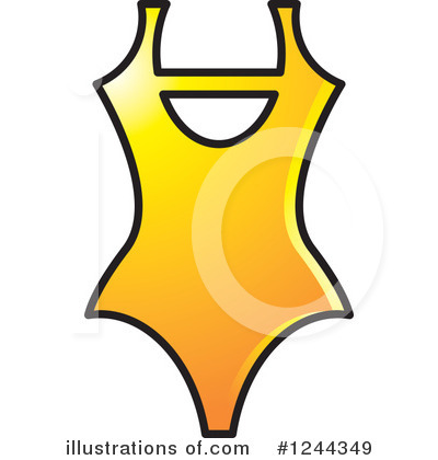 Royalty-Free (RF) Swimsuit Clipart Illustration by Lal Perera - Stock Sample #1244349