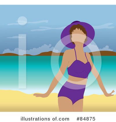 Royalty-Free (RF) Swimsuit Clipart Illustration by Pams Clipart - Stock Sample #84875