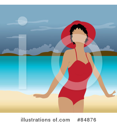 Royalty-Free (RF) Swimsuit Clipart Illustration by Pams Clipart - Stock Sample #84876