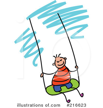 Royalty-Free (RF) Swinging Clipart Illustration by Prawny - Stock Sample #216623