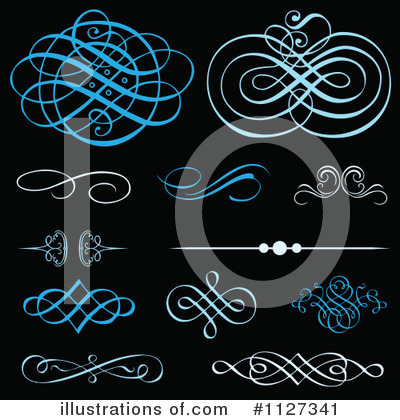 Royalty-Free (RF) Swirl Clipart Illustration by BestVector - Stock Sample #1127341