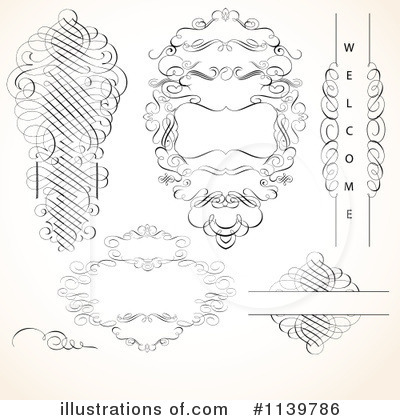 Victorian Frame Clipart #1139786 by BestVector