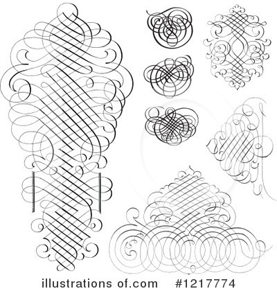Royalty-Free (RF) Swirl Clipart Illustration by BestVector - Stock Sample #1217774