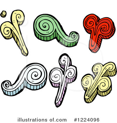 Royalty-Free (RF) Swirl Clipart Illustration by lineartestpilot - Stock Sample #1224096