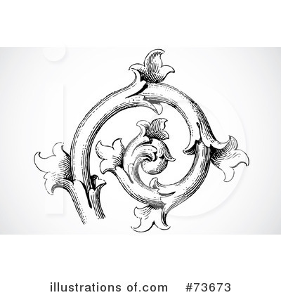 Royalty-Free (RF) Swirl Clipart Illustration by BestVector - Stock Sample #73673