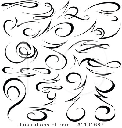 Royalty-Free (RF) Swirls Clipart Illustration by dero - Stock Sample #1101687