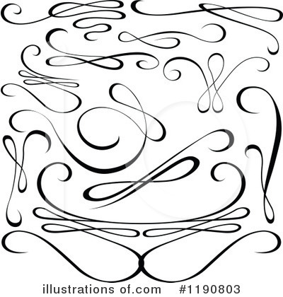 Royalty-Free (RF) Swirls Clipart Illustration by dero - Stock Sample #1190803