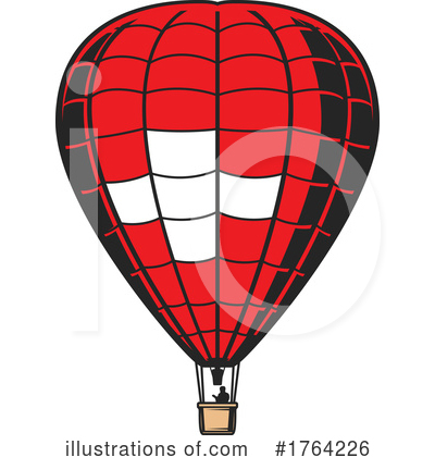 Hot Air Balloon Clipart #1764226 by Vector Tradition SM