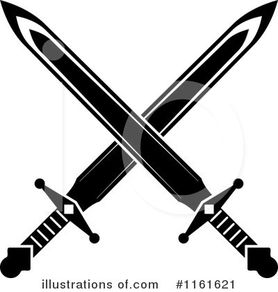 Royalty-Free (RF) Sword Clipart Illustration by Vector Tradition SM - Stock Sample #1161621