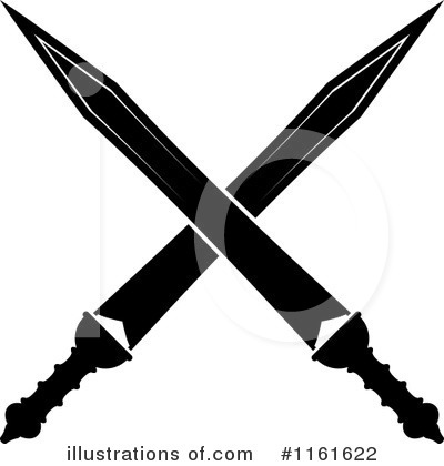 Royalty-Free (RF) Sword Clipart Illustration by Vector Tradition SM - Stock Sample #1161622
