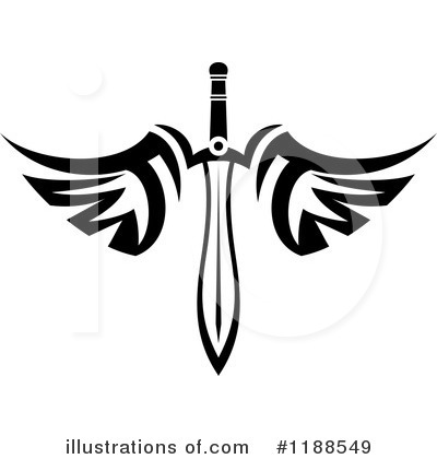Royalty-Free (RF) Sword Clipart Illustration by Vector Tradition SM - Stock Sample #1188549