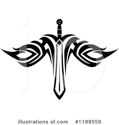 Royalty-Free (RF) Sword Clipart Illustration by Vector Tradition SM - Stock Sample #1188550